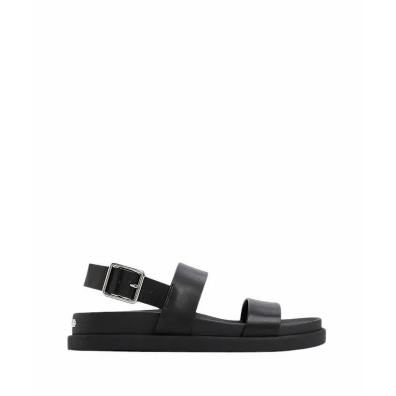 ALDO LAROISEAN FOOTBED SANDALS - BLACK