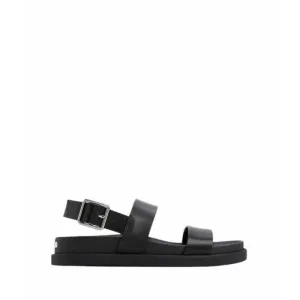 ALDO LAROISEAN FOOTBED SANDALS - BLACK