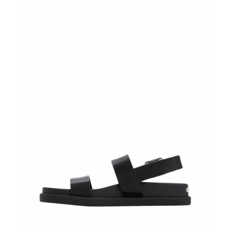 ALDO LAROISEAN FOOTBED SANDALS - BLACK