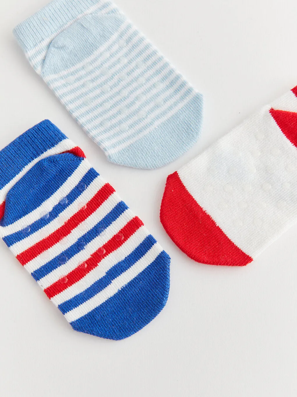 Baby Boy Booties Socks 3-pack