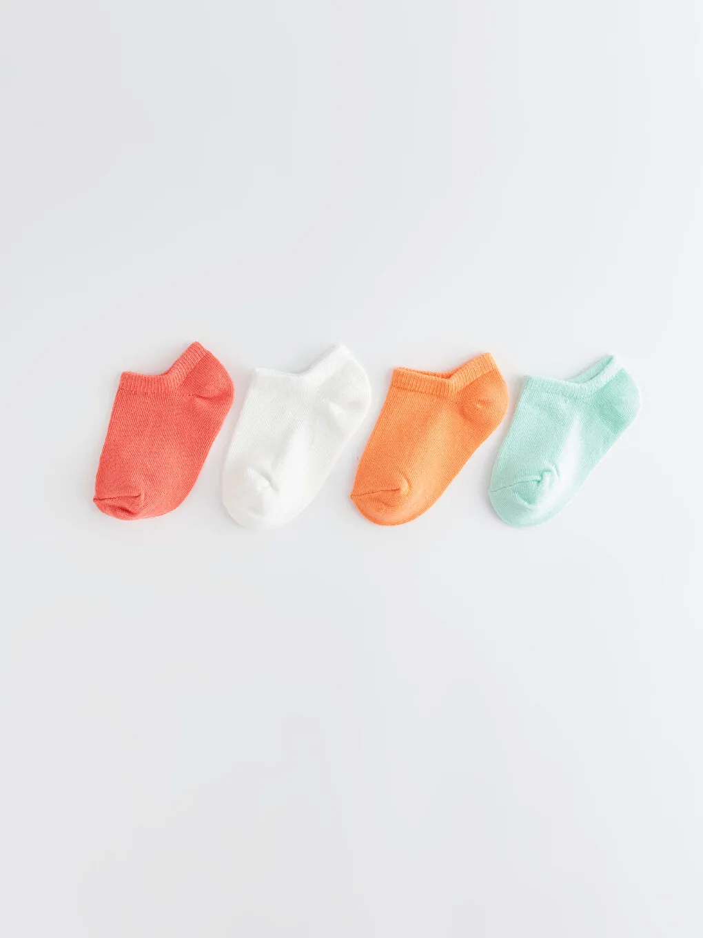 Basic Baby Girl Booties Socks 4-pack