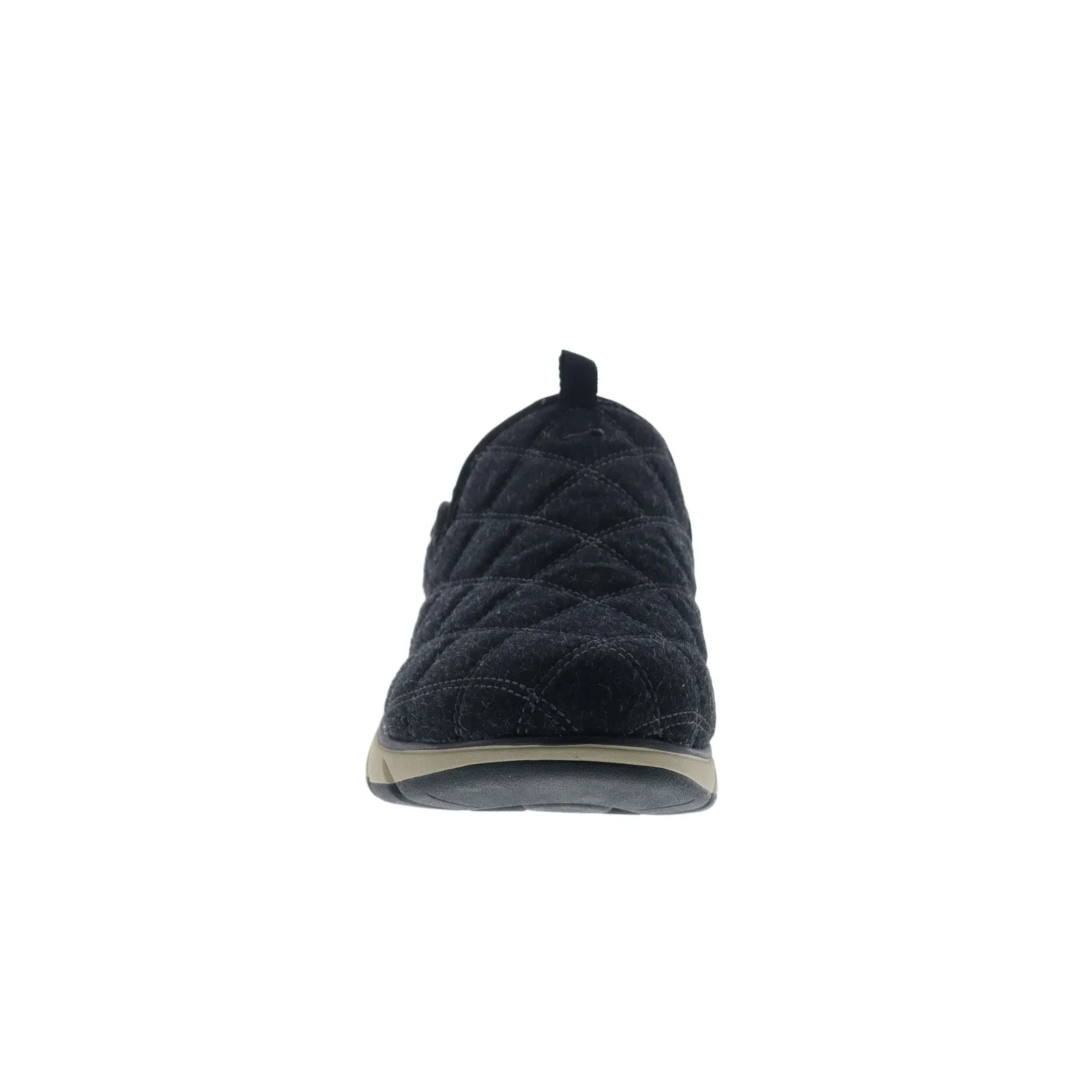 Bionica Akina BI0022401 Womens Black Canvas Slip On Clog Flats Shoes