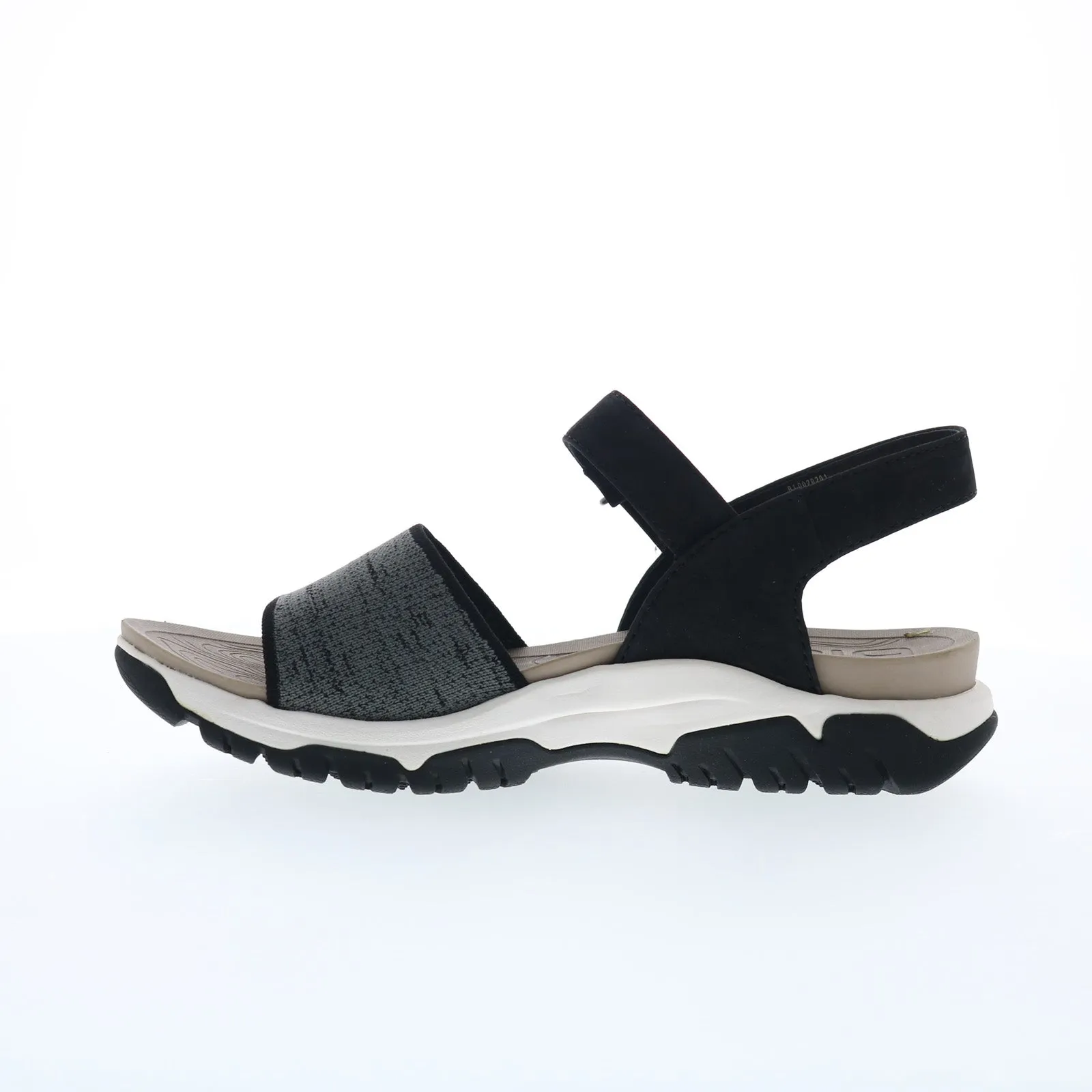 Bionica Nacola BI0020201 Womens Black Leather Pull On Sport Sandals Shoes