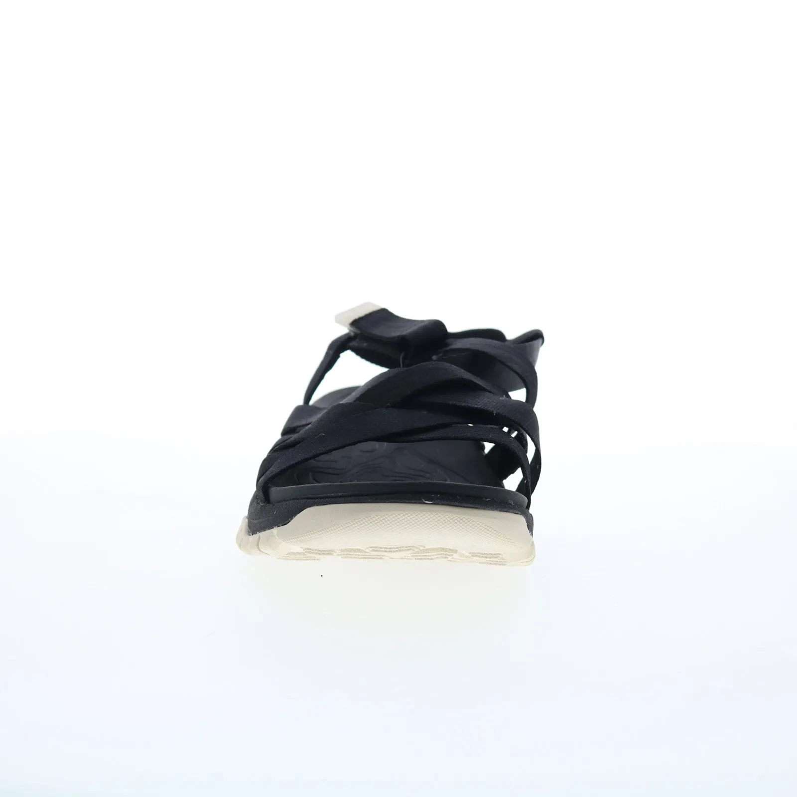 Bionica Nala BI0024501 Womens Black Canvas Slip On Strap Sandals Shoes