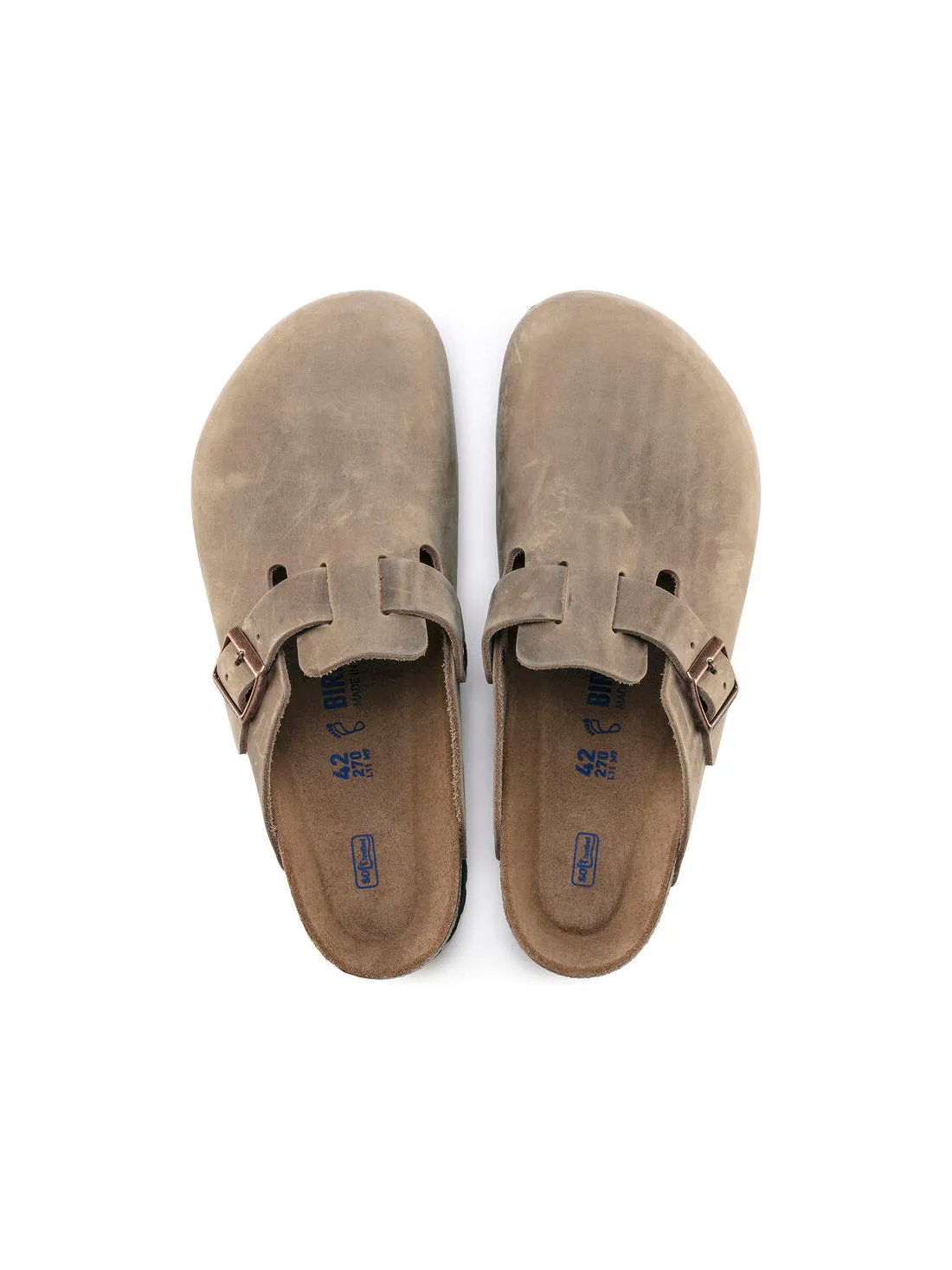 BIRKENSTOCK Boston Soft Footbed: Oiled Leather