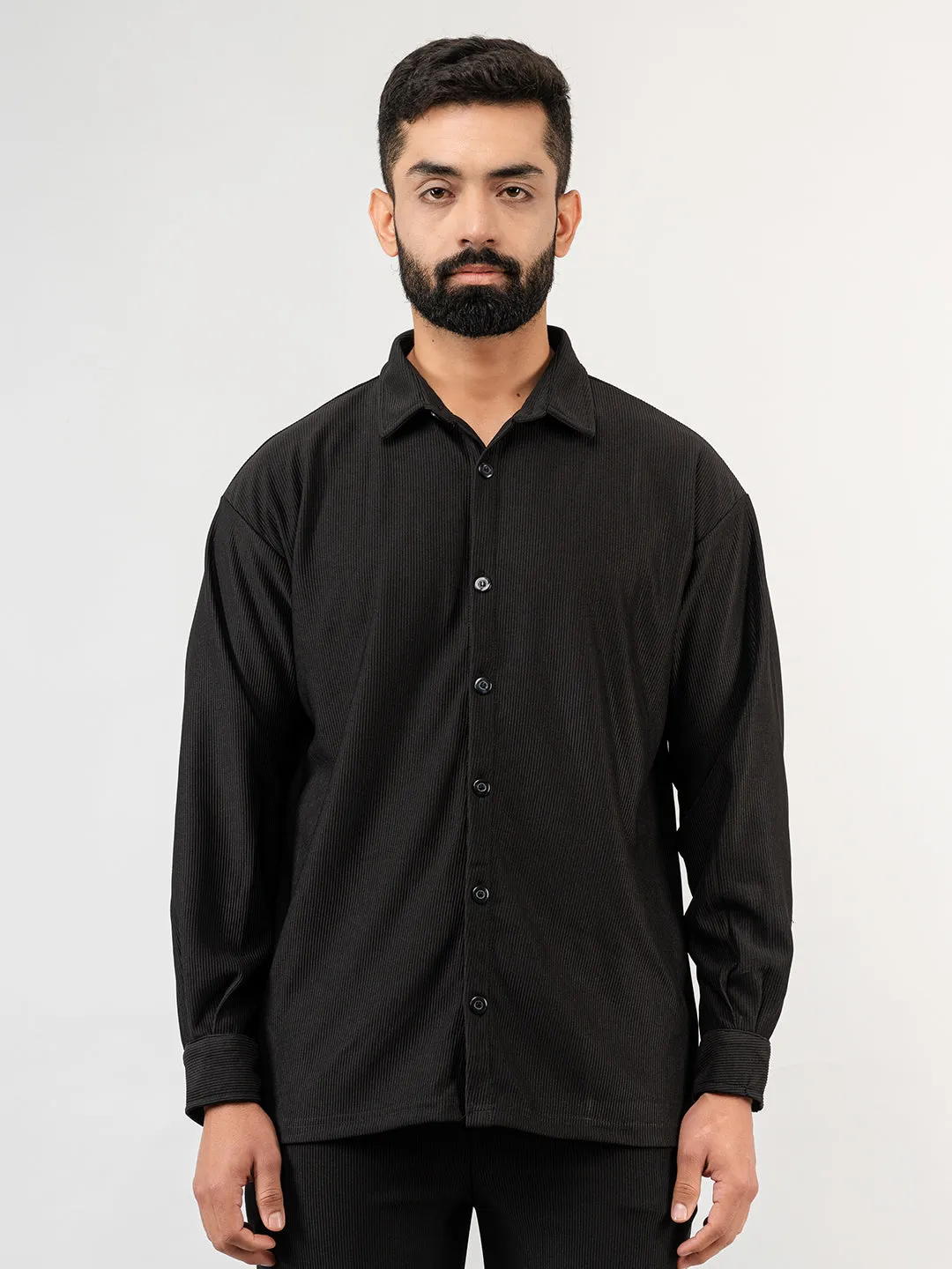 Black Cord Shirt