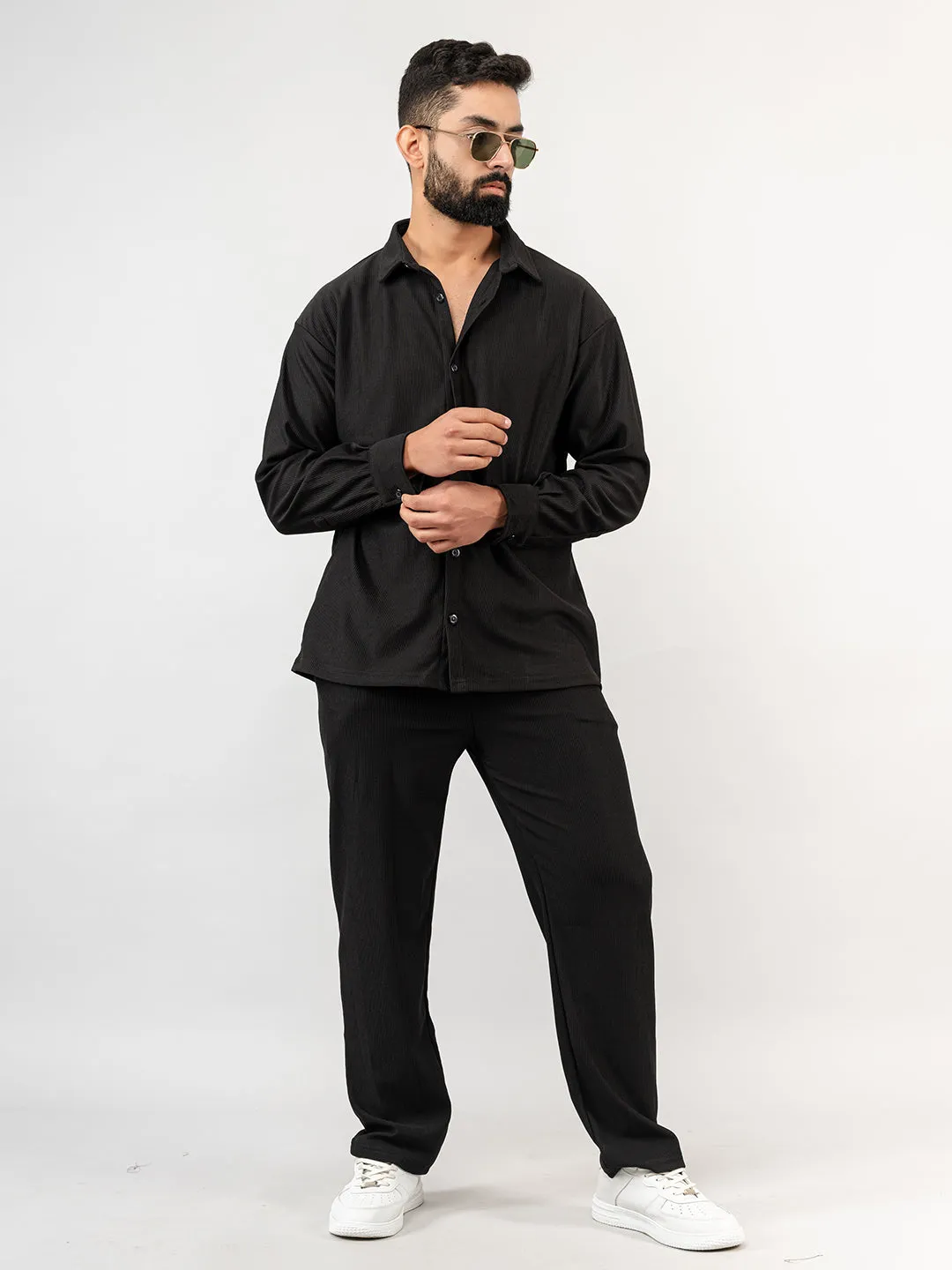 Black Cord Shirt