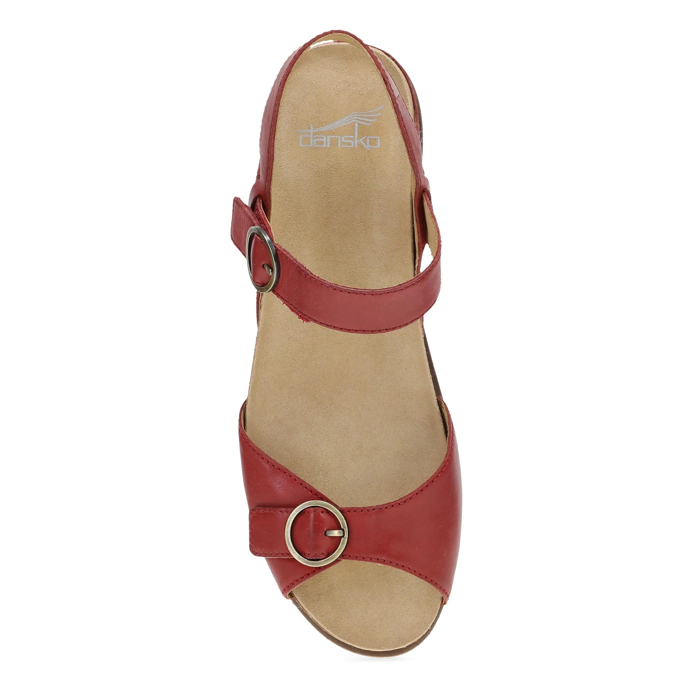 Candace Red Burnished Nappa