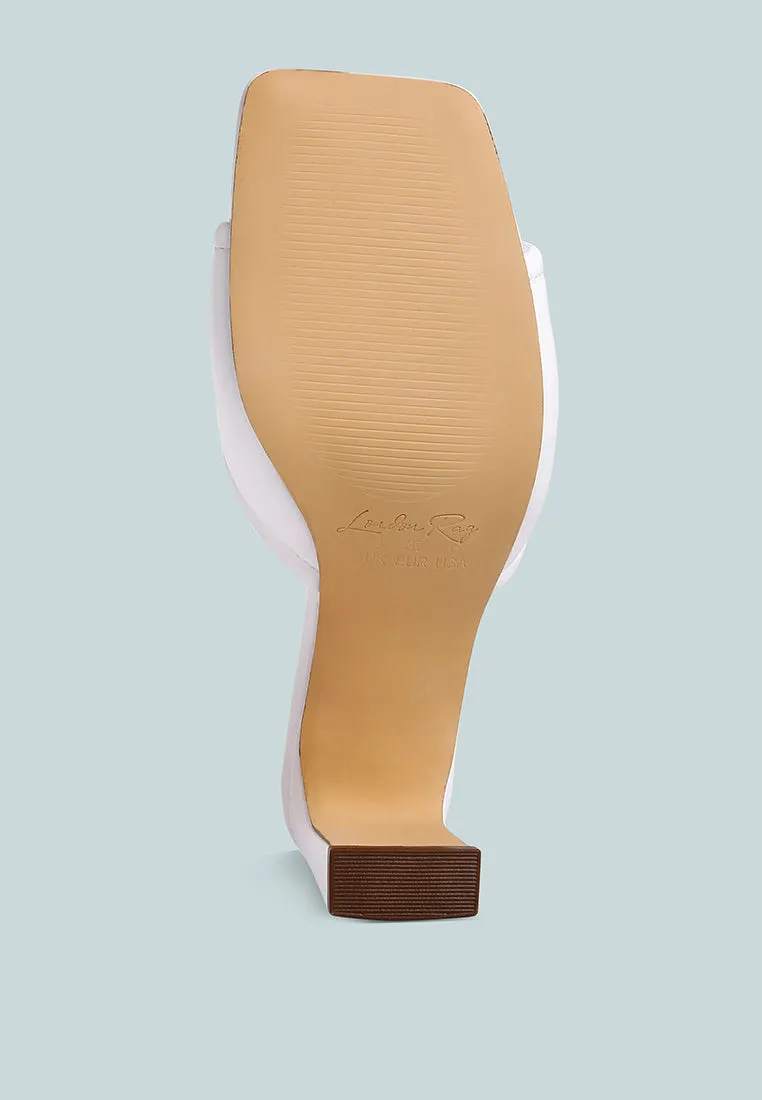 Celine Quilted Italian Block Heel Sandals By Ruw