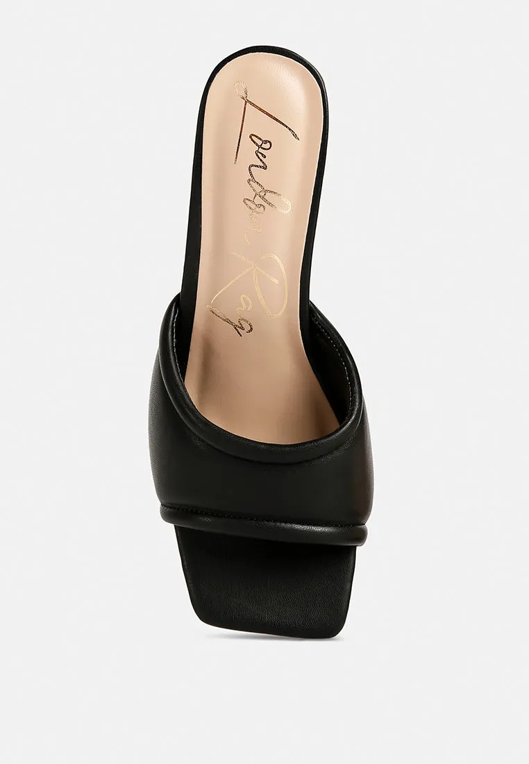 Celine Quilted Italian Block Heel Sandals By Ruw