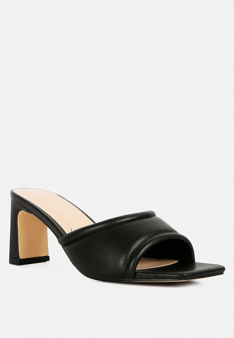 Celine Quilted Italian Block Heel Sandals By Ruw