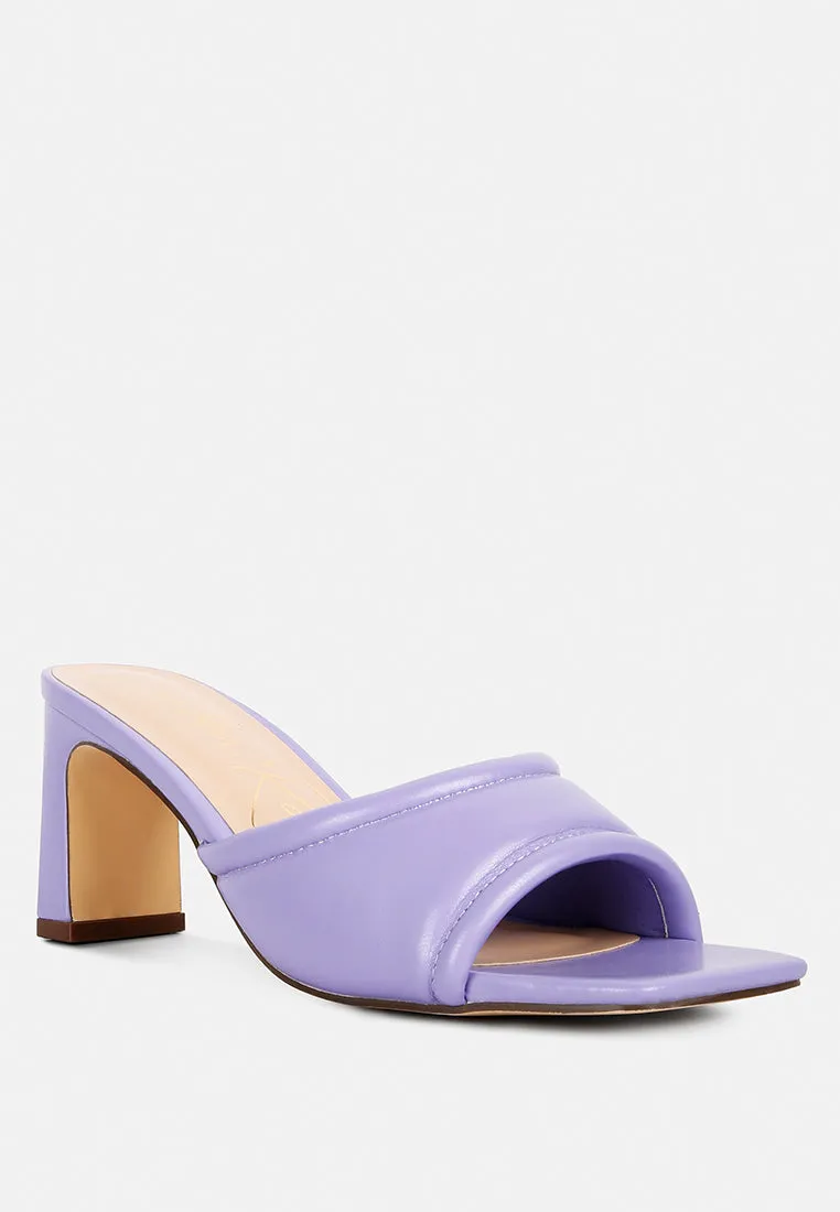 Celine Quilted Italian Block Heel Sandals By Ruw