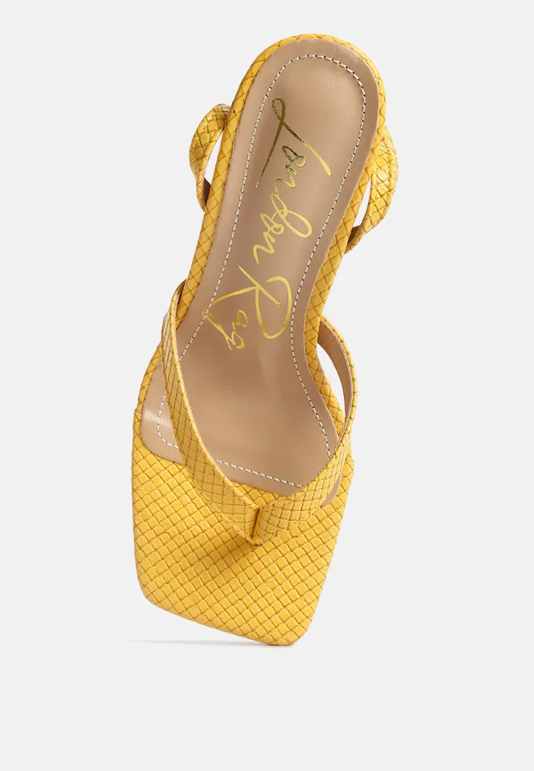 Celty Ankle Strap Spool Heel Sandals By Ruw