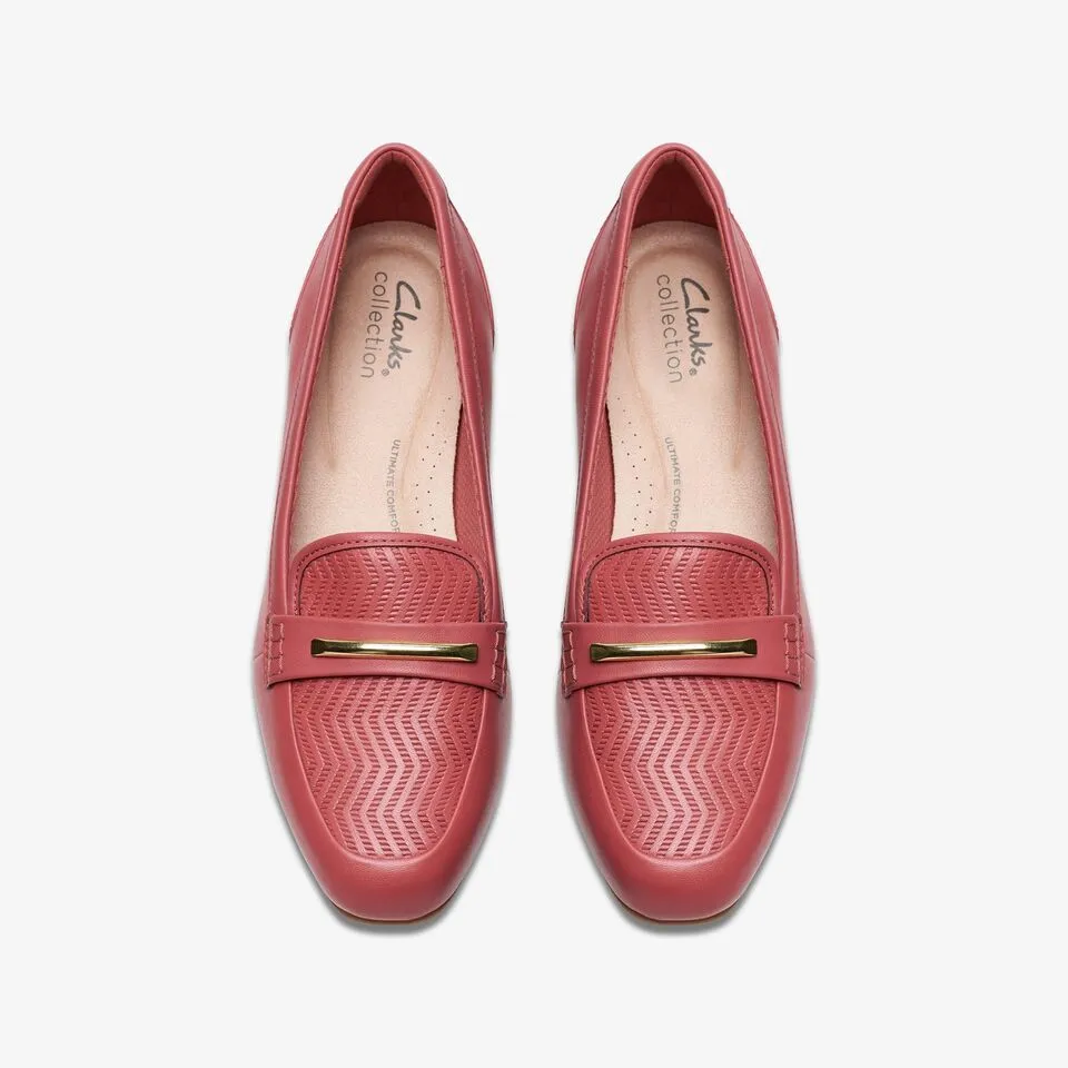 Clarks Women's Juliet Aster Dusty Rose | Black Leather