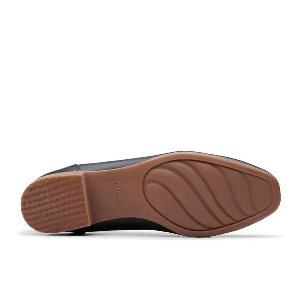 Clarks Women's Juliet Aster Dusty Rose | Black Leather