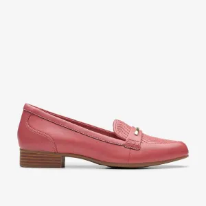 Clarks Women's Juliet Aster Dusty Rose | Black Leather