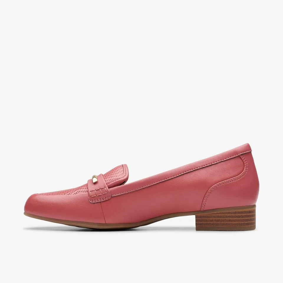 Clarks Women's Juliet Aster Dusty Rose | Black Leather