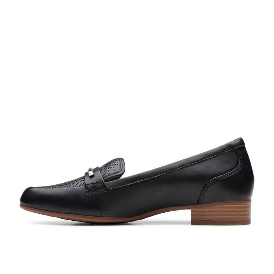 Clarks Women's Juliet Aster Dusty Rose | Black Leather