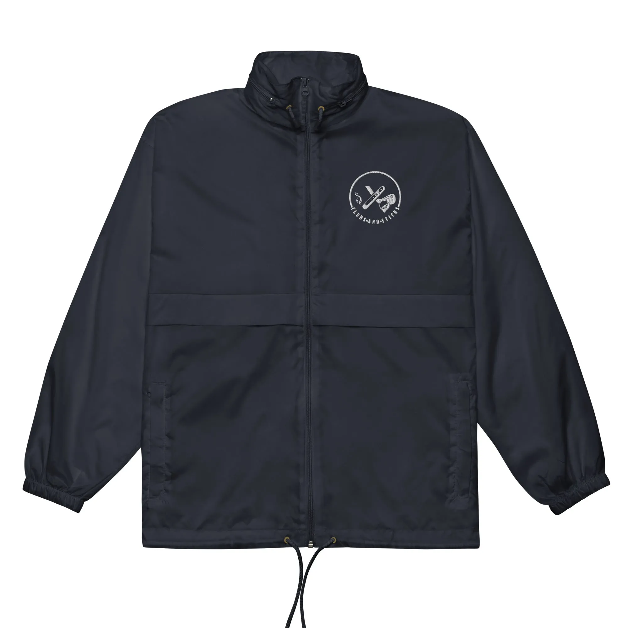 Clubs and Sticks windbreaker