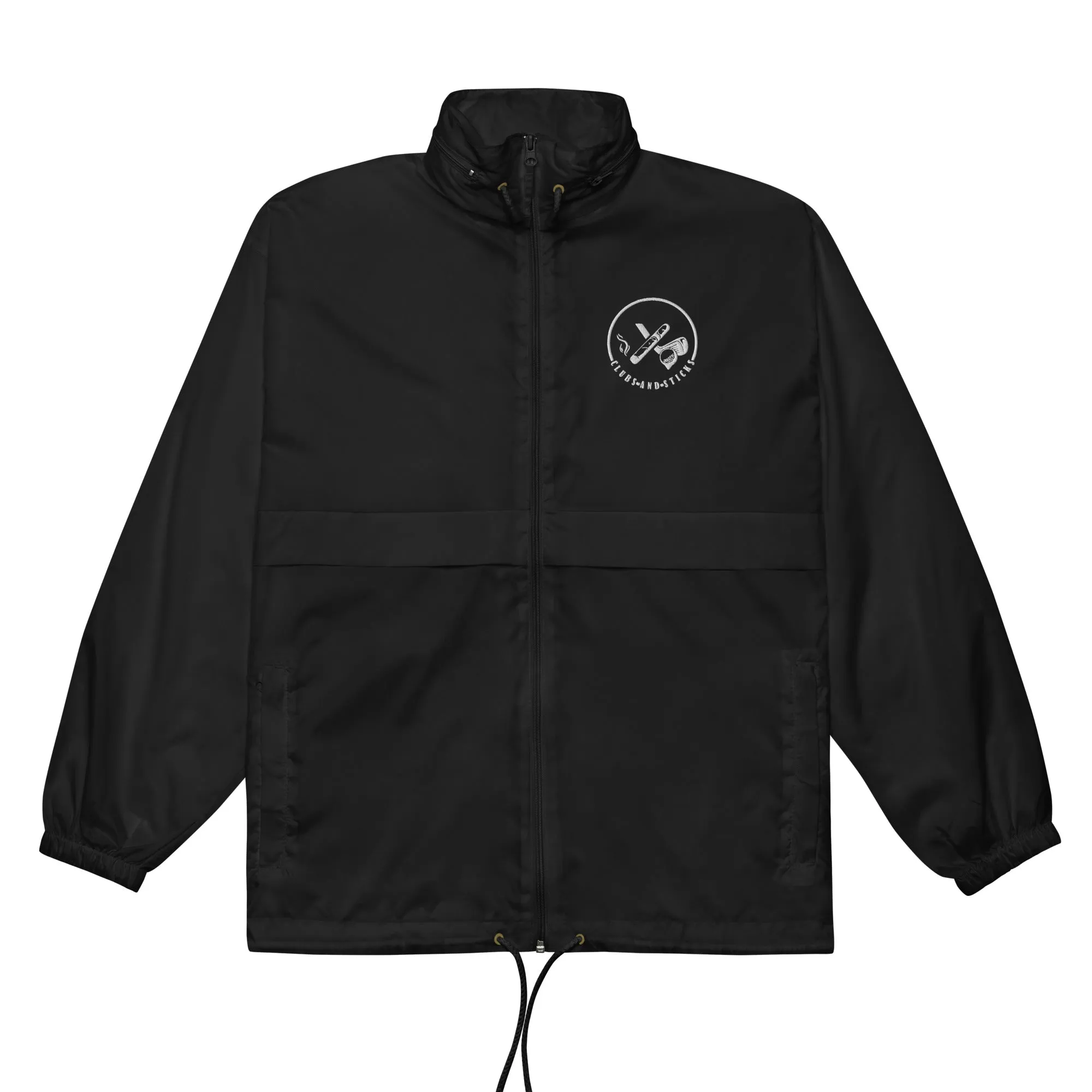 Clubs and Sticks windbreaker