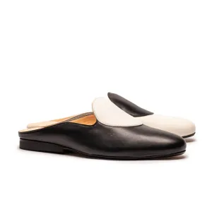 CUDDY DOT Spectator |  Leather Slip On Mule