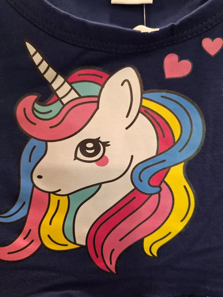 Girls Unicorn Sequin Dress