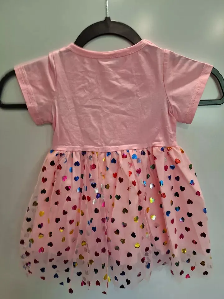 Girls Unicorn Sequin Dress