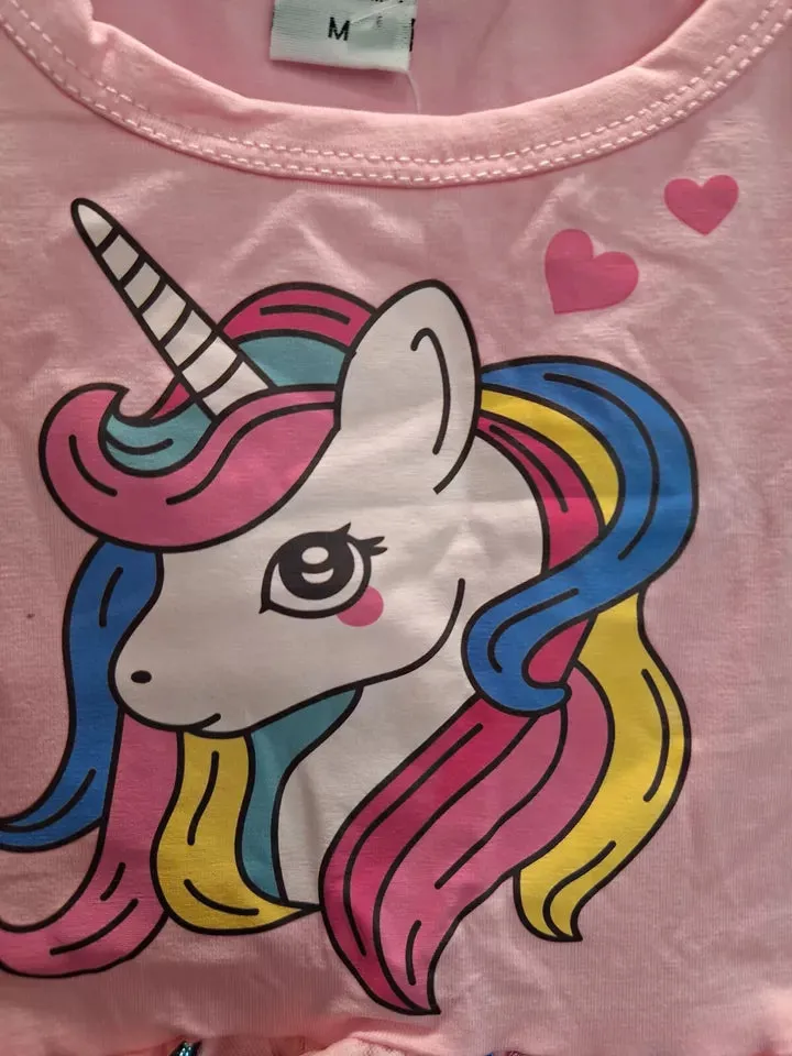 Girls Unicorn Sequin Dress