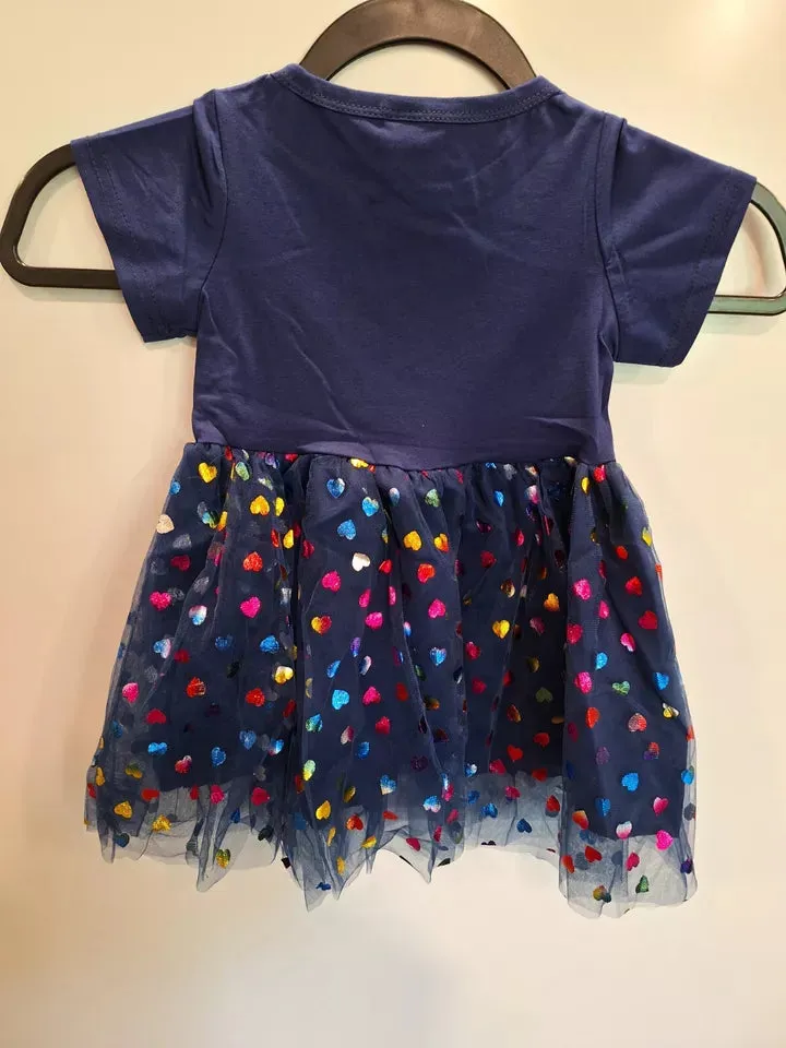 Girls Unicorn Sequin Dress