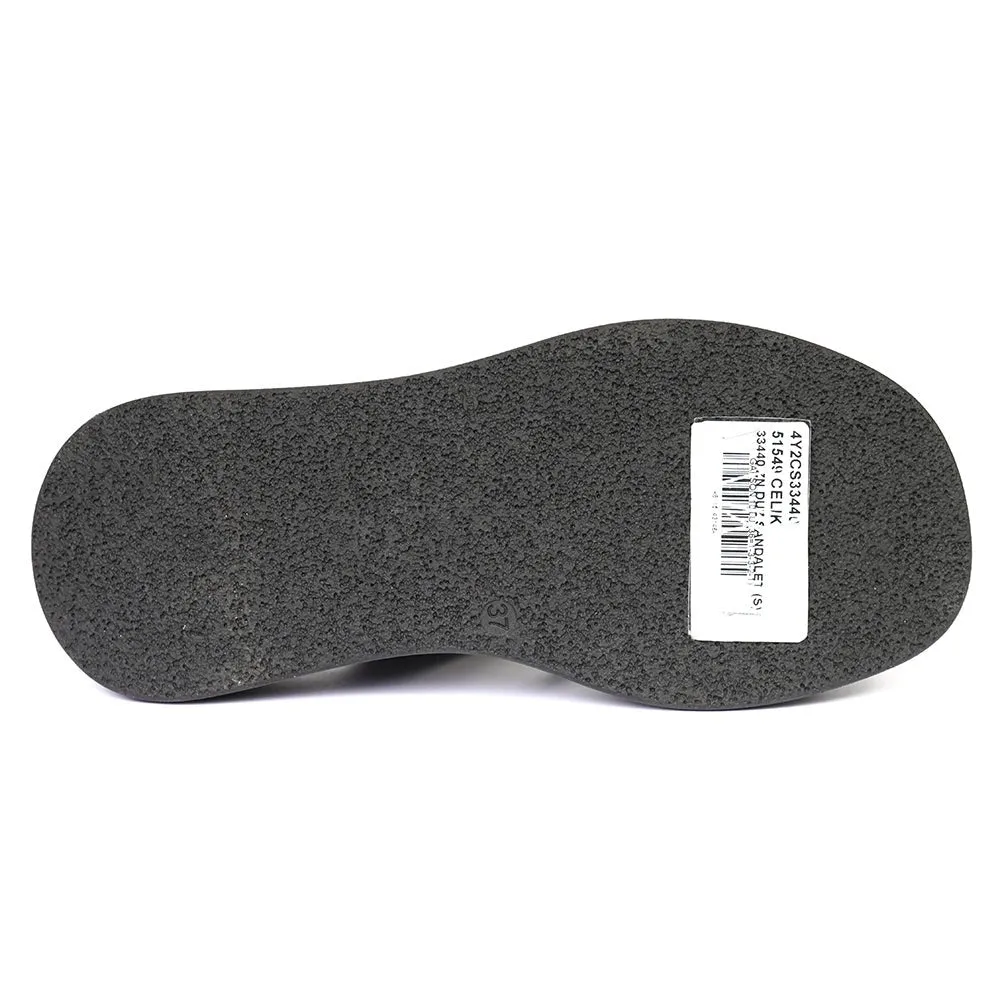 Greyder Women's Sparkle High Sole Sandals