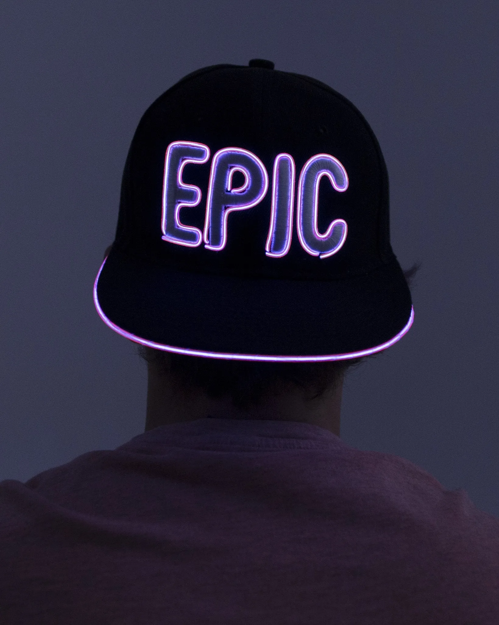 Light Up El Wire Hat - EPIC