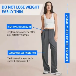 Lightweight Tailored Wide Leg Pants