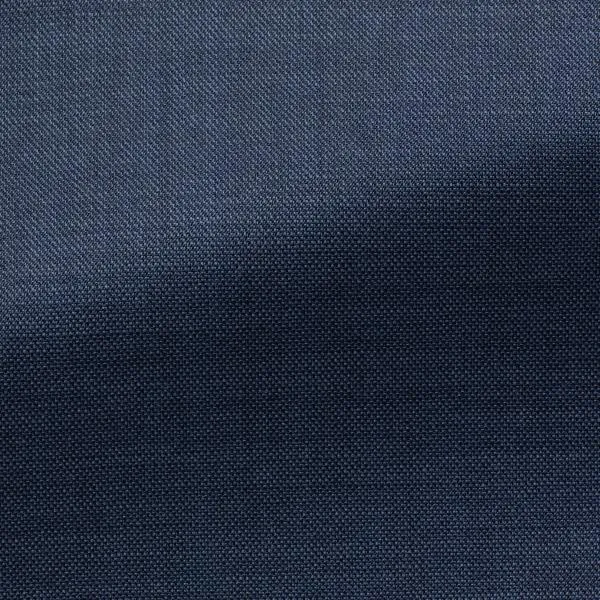 Marzotto 365 Dark Blue Merino Wool Stretch Sharkskin