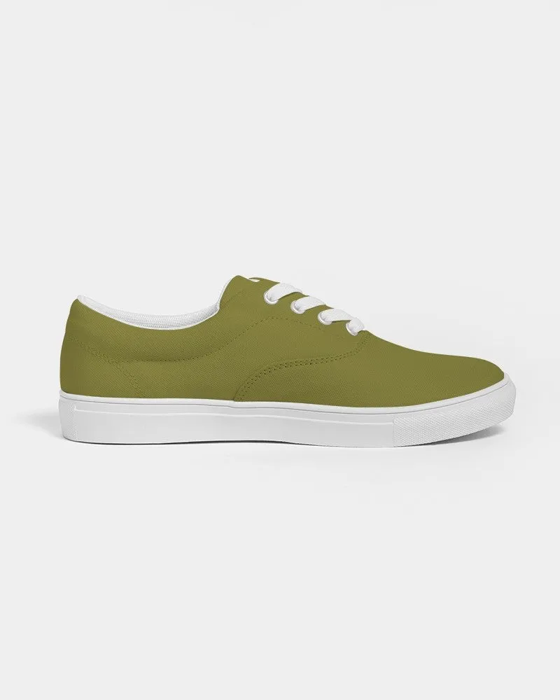 Medium Dark Midtone Yellow Canvas Sneakers | Men's | C0M0Y80K60
