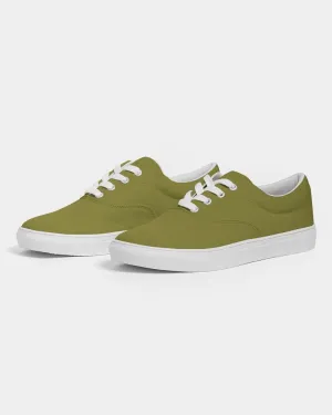 Medium Dark Midtone Yellow Canvas Sneakers | Men's | C0M0Y80K60