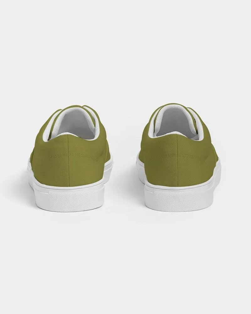 Medium Dark Midtone Yellow Canvas Sneakers | Men's | C0M0Y80K60