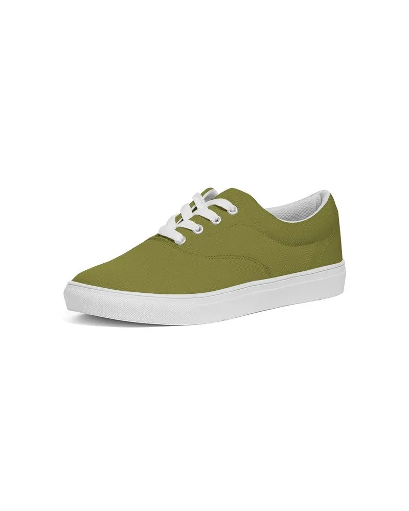 Medium Dark Midtone Yellow Canvas Sneakers | Men's | C0M0Y80K60