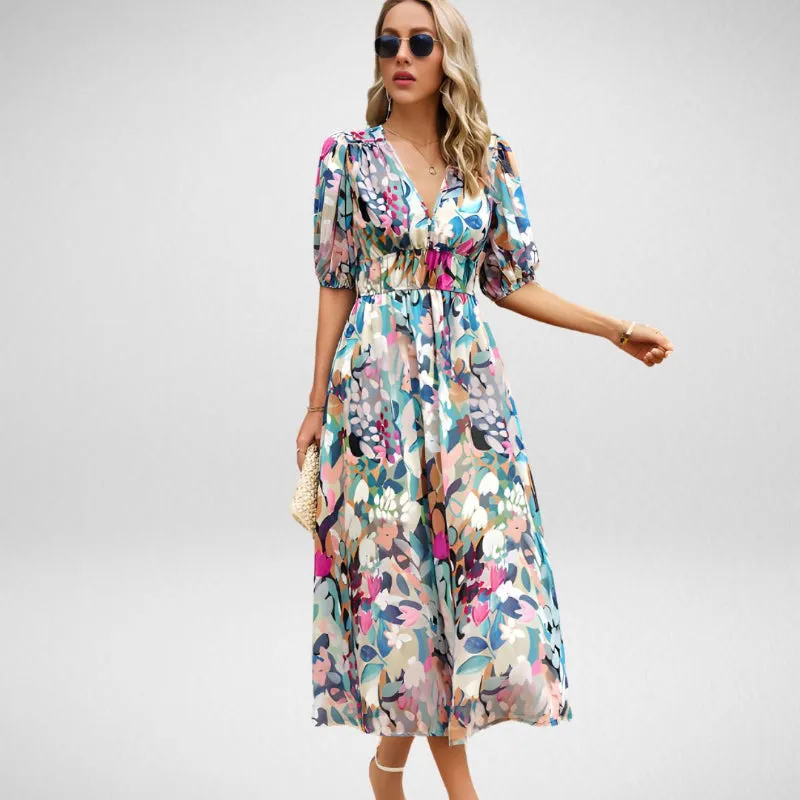 Meliora | Charming Dress with V-Neckline