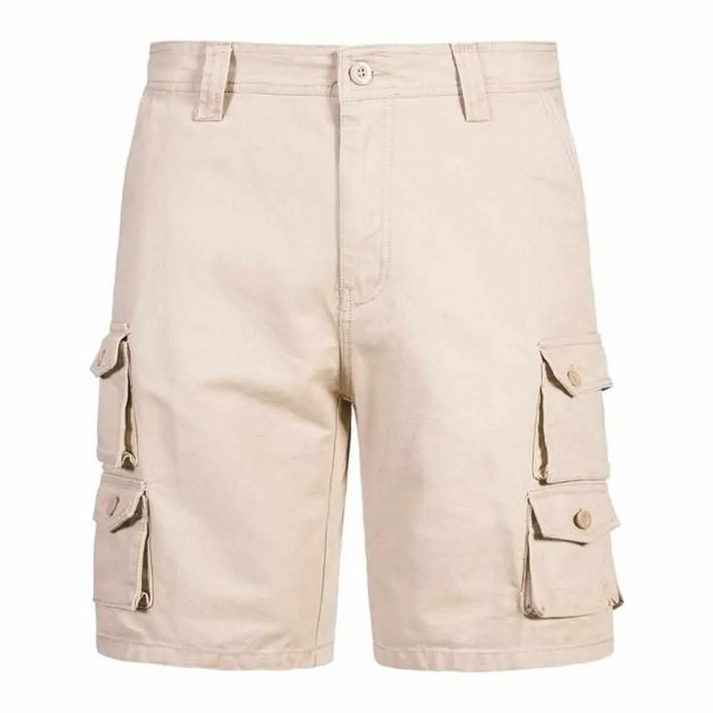 Men’s Cargo Shorts – Utility Style – Multi-Pocket – Knee-Length – Relaxed Fit