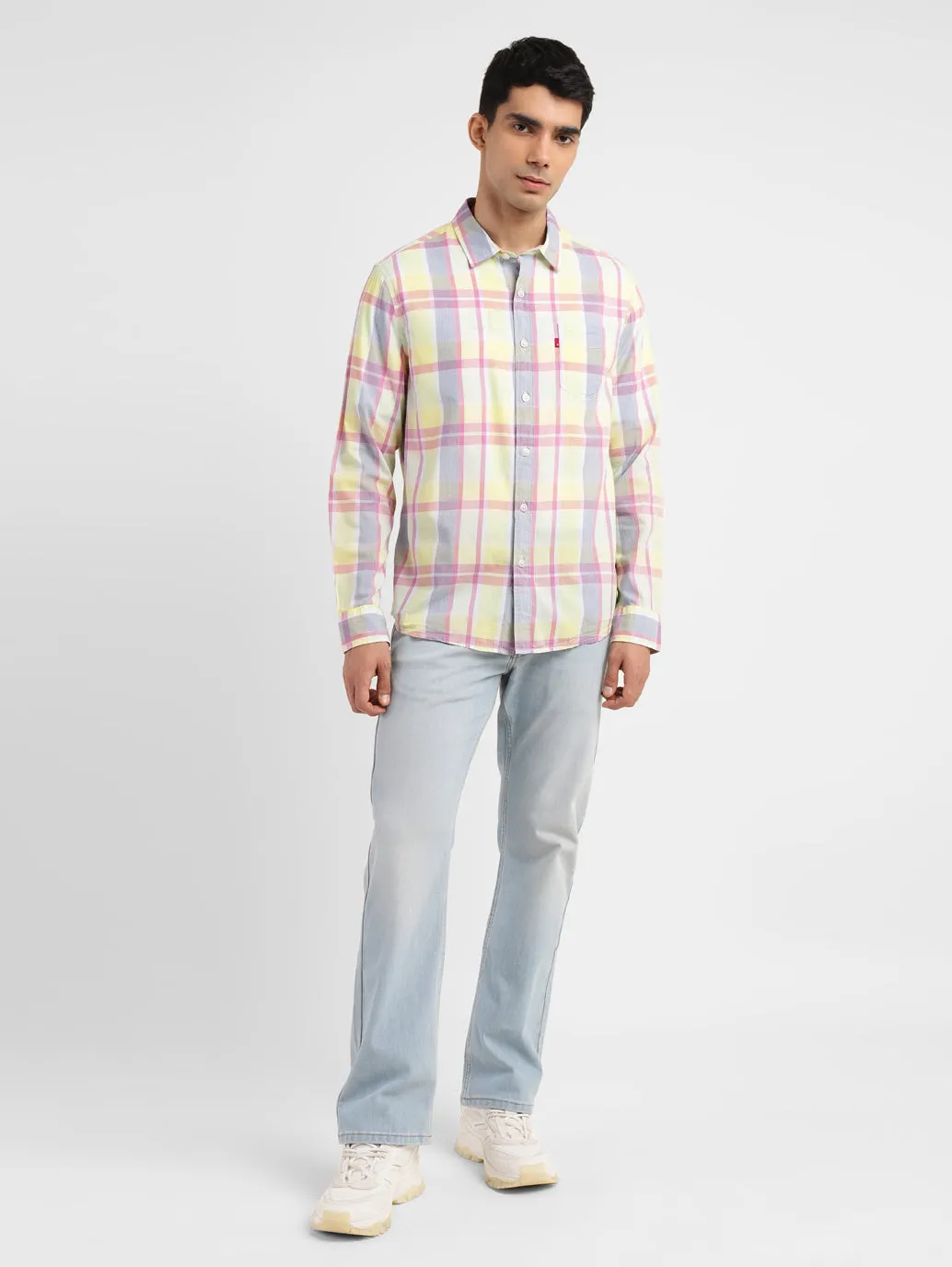 Men's Checkered Slim Fit Shirt