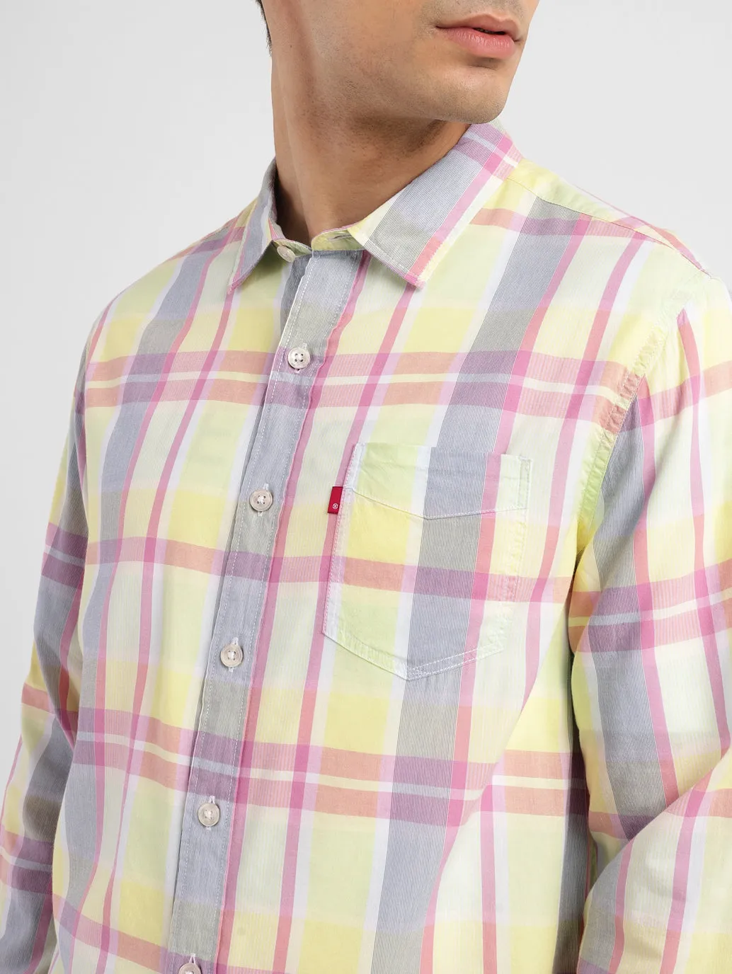 Men's Checkered Slim Fit Shirt