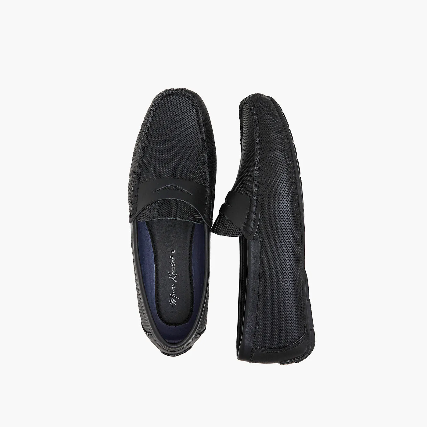 Men's Textured Loafers
