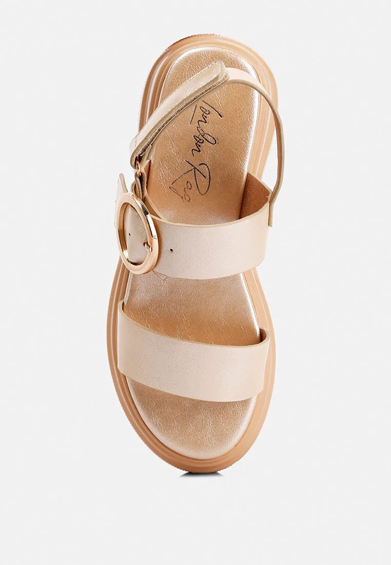 Metallic Chunky Sandals By RAG