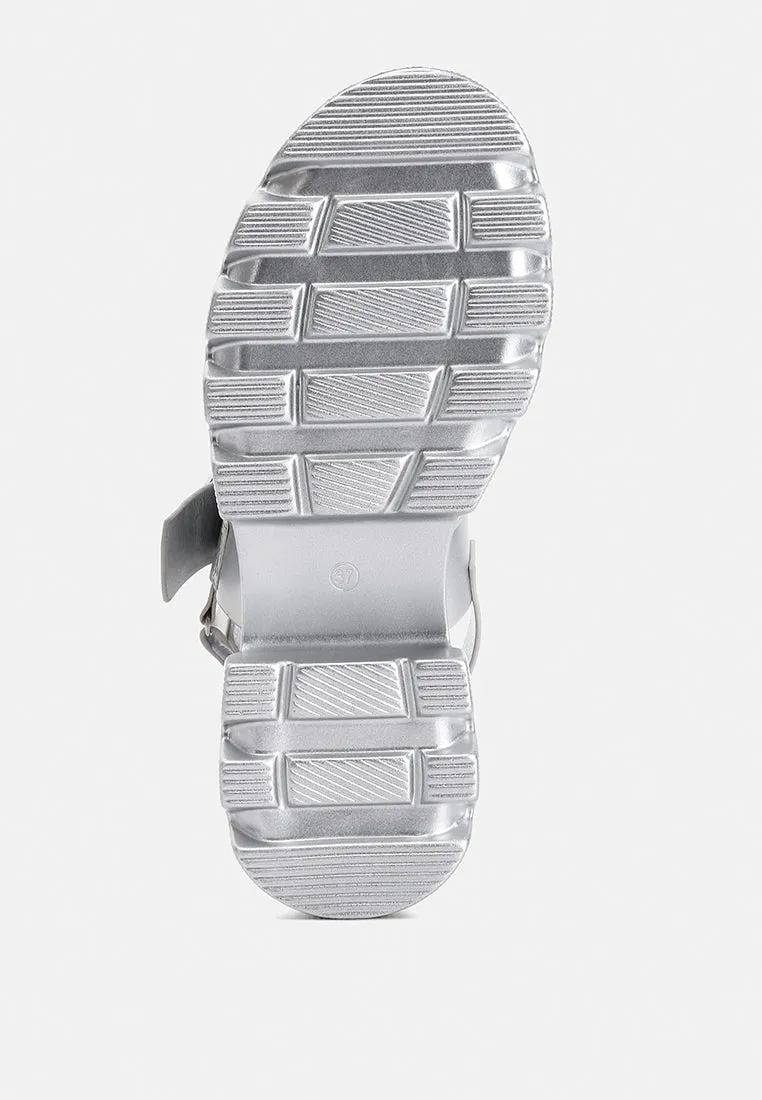 Metallic Chunky Sandals By RAG