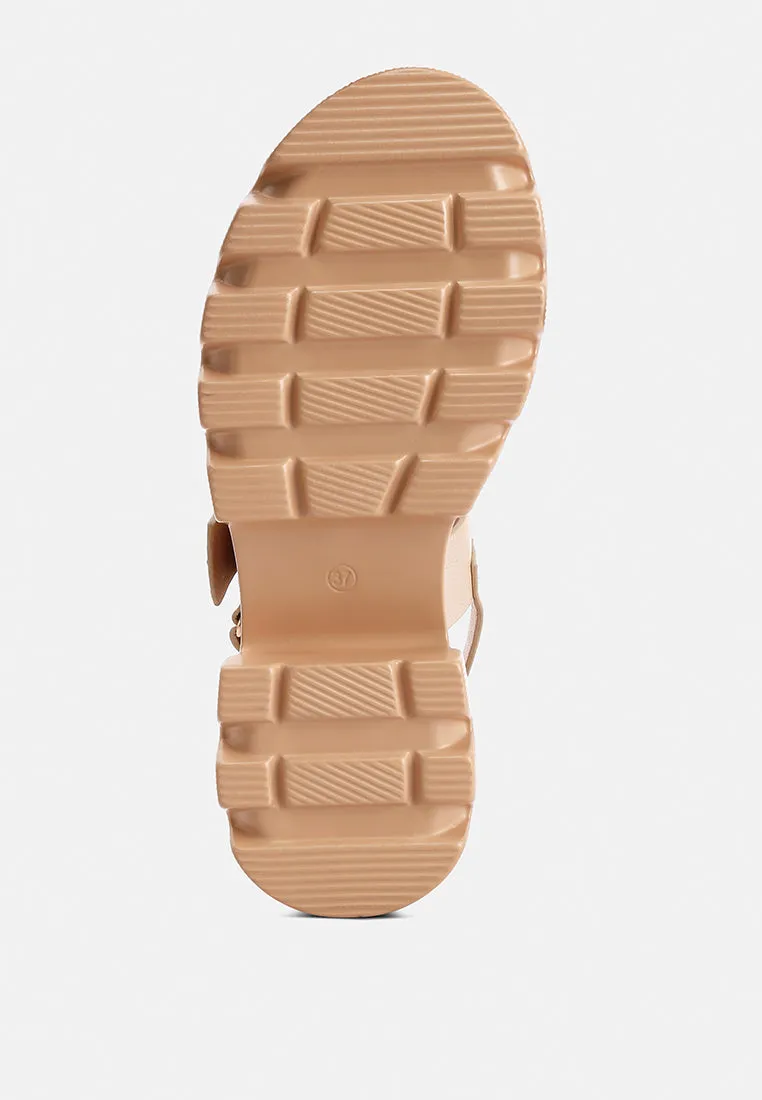 Metallic Chunky Sandals By RAG