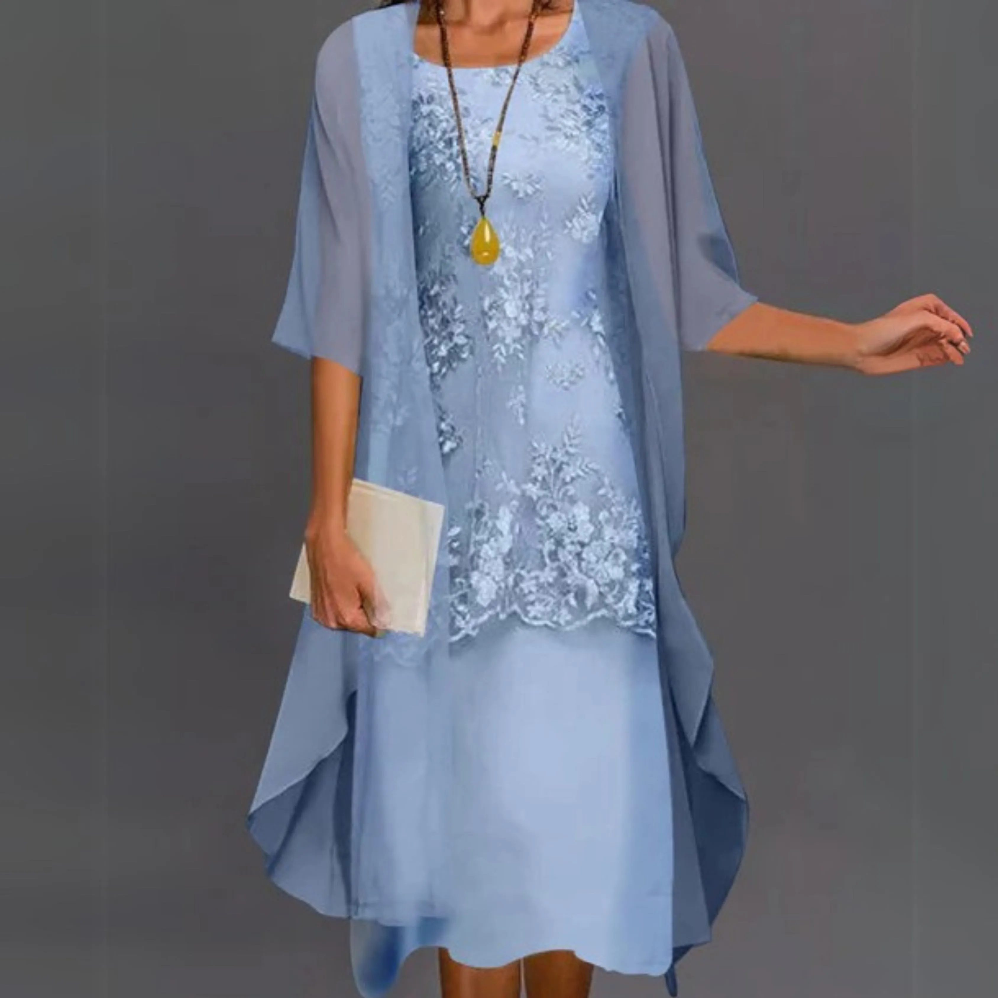 Noemi | Women's Summer Wedding Guest Dress | Midi