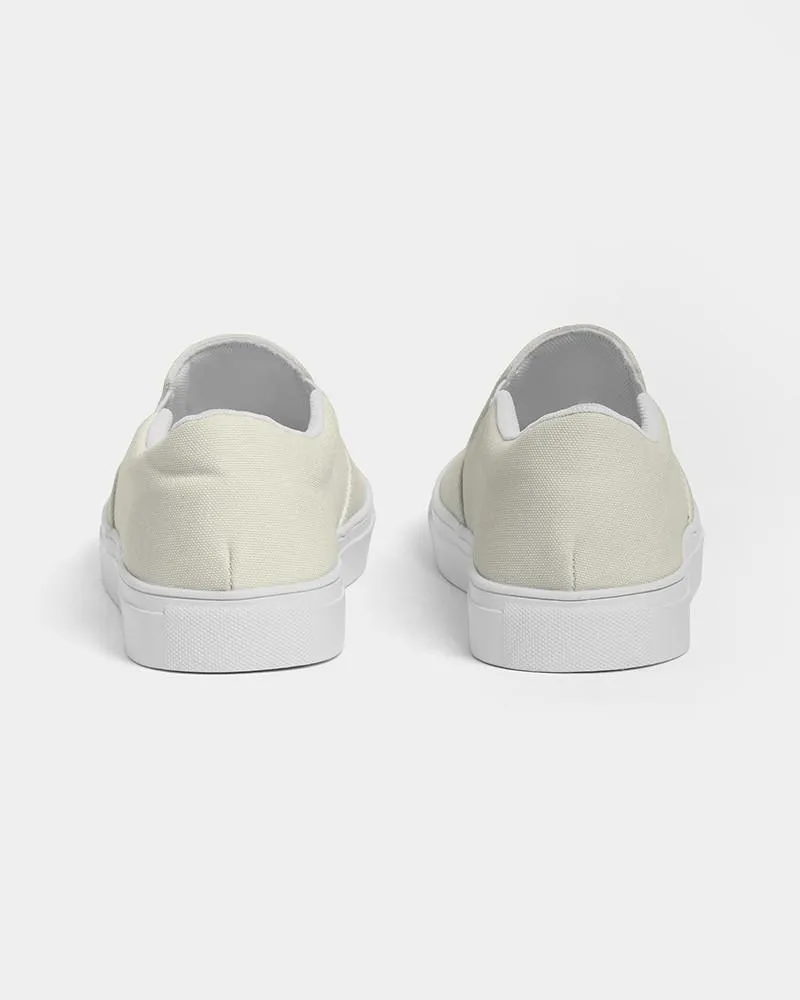 Pale Yellow Slip-On Canvas Sneakers | Women's | Bright Pale Yellow | C0M0Y10K0