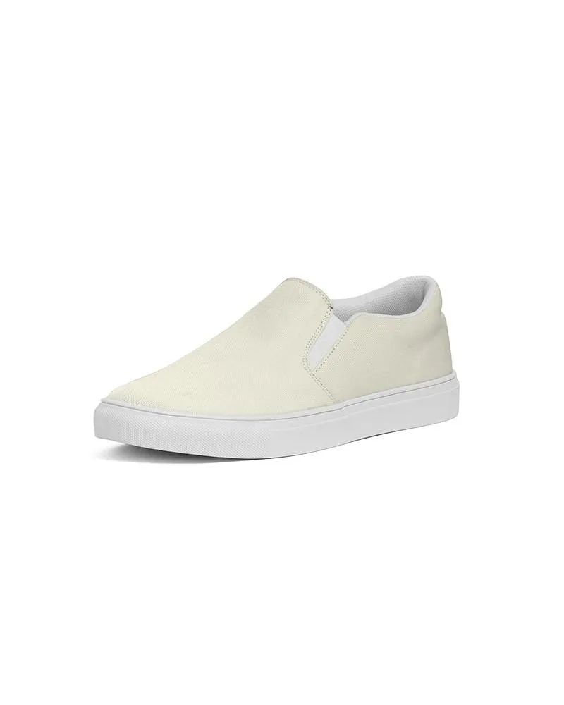 Pale Yellow Slip-On Canvas Sneakers | Women's | Bright Pale Yellow | C0M0Y10K0