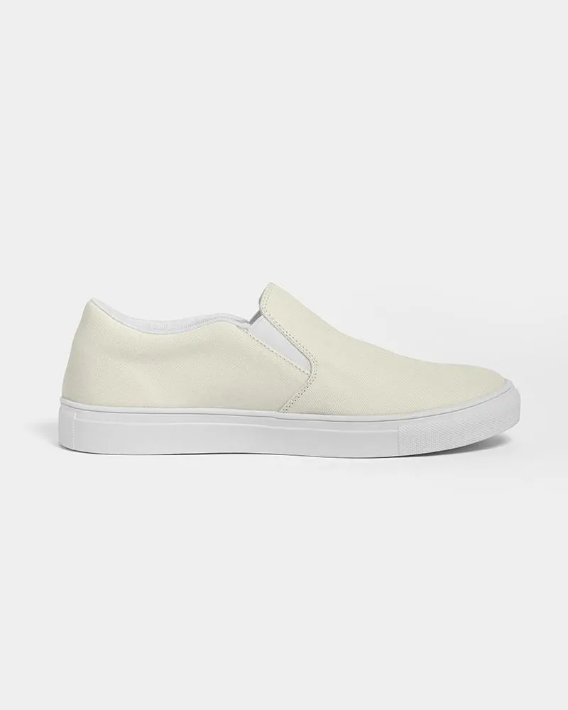 Pale Yellow Slip-On Canvas Sneakers | Women's | Bright Pale Yellow | C0M0Y10K0