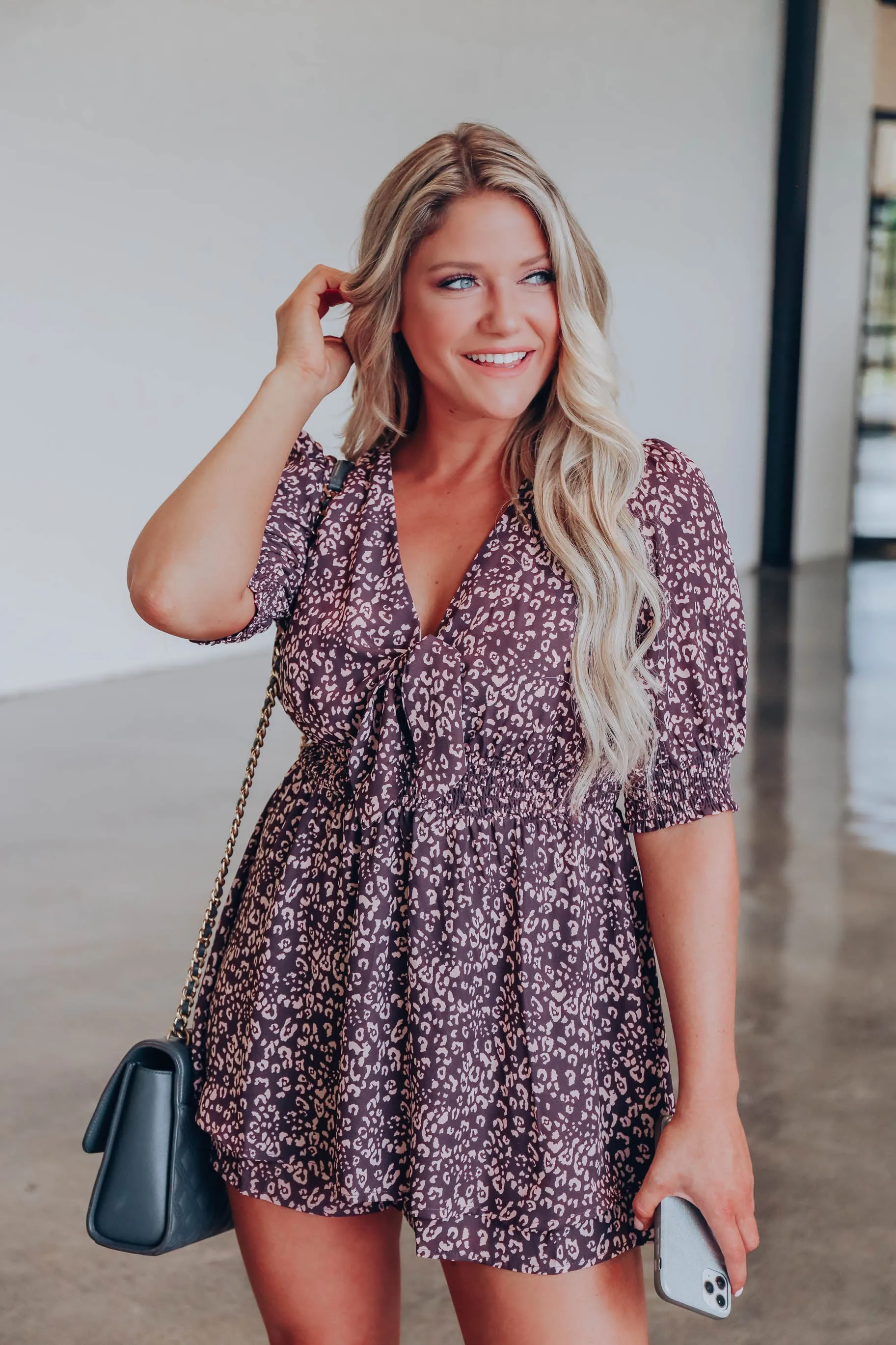 Rare Catch Cheetah Print Romper